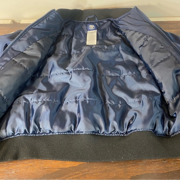 Route 66 Boys Jacket w/Patches Cougar Size Small 6/7 Blue - Picture 3 of 6